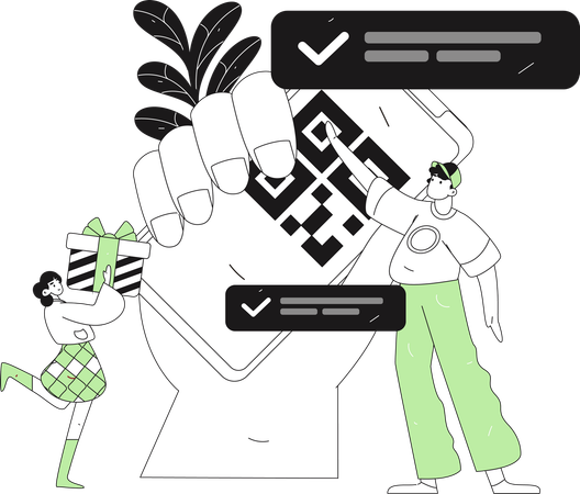 Zahlungsbarcode  Illustration