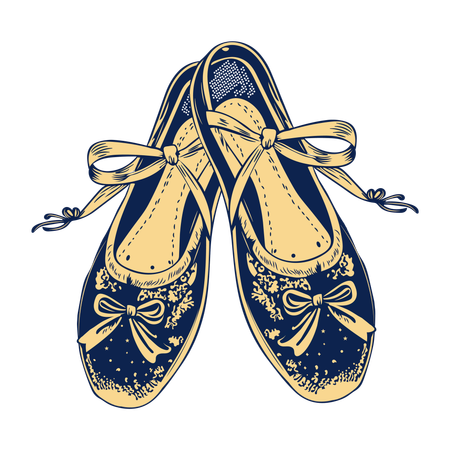 Zapatillas de ballet  Ilustración