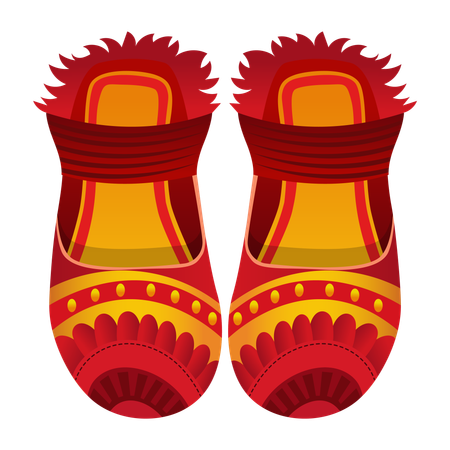 Zapatos chinos  Ilustración