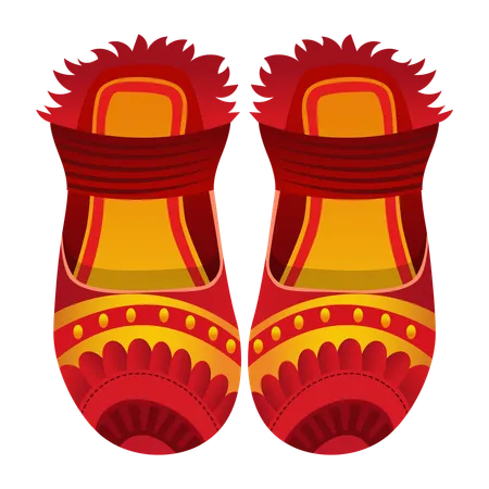 Zapatos chinos  Ilustración