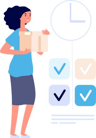 Zeiteinteilung  Illustration