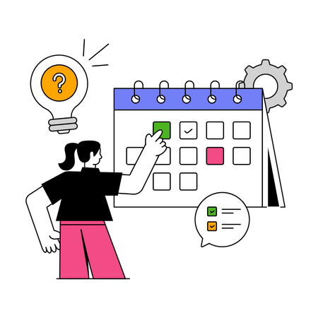 Terminplanung  Illustration