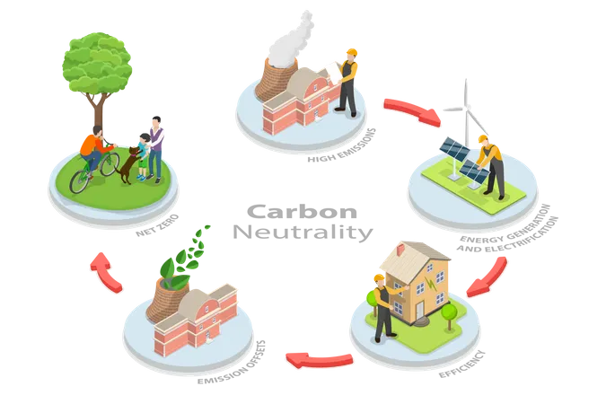 Zero Emissions  Illustration