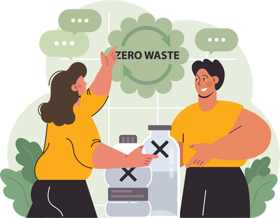 Zero waste  Illustration