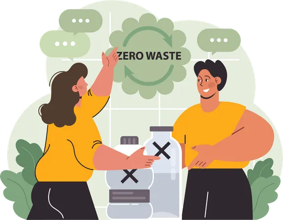 Zero waste  Illustration