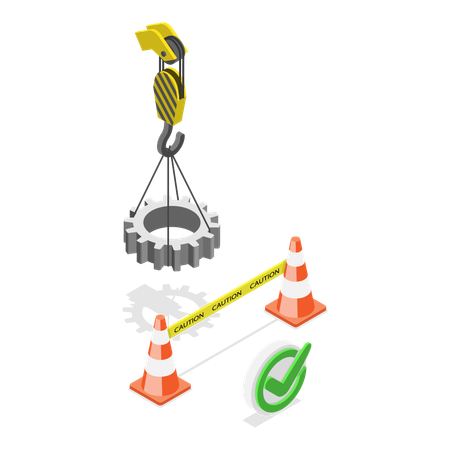 Zona de Levantamento de Barricadas  Ilustração