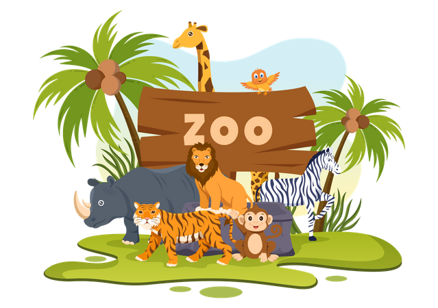 Zoo  Illustration