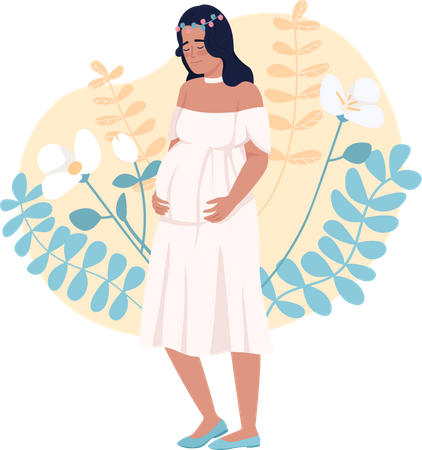 Zukünftige Mutter  Illustration