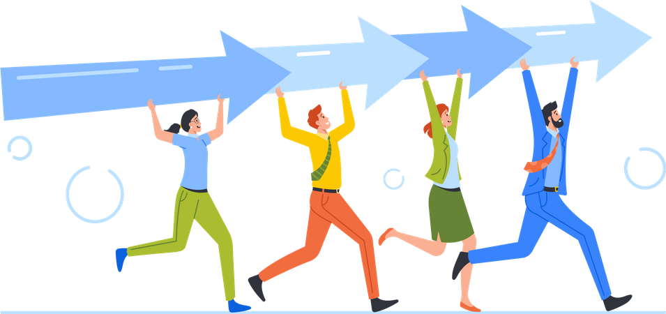 Zusammenarbeit  Illustration