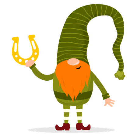 Zwerge zum St. Patrick's Day  Illustration