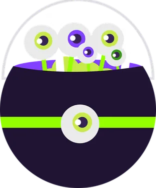 Monster eye basket
