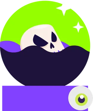 Halloween Skull Globe